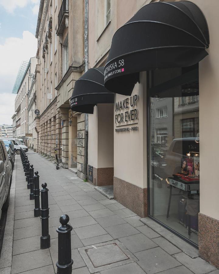 Mokotowska 67 Prywatne Mieszkanie Z Balkonem W Centrum Miasta I W Poblizu Ambasady Usa Samodzielne Zameldowanie! Self Check-In System! Warszawa Eksteriør bilde