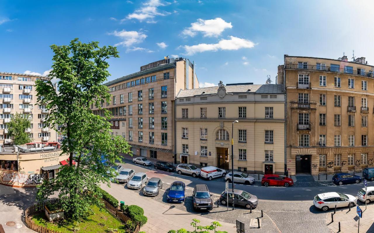Mokotowska 67 Prywatne Mieszkanie Z Balkonem W Centrum Miasta I W Poblizu Ambasady Usa Samodzielne Zameldowanie! Self Check-In System! Warszawa Eksteriør bilde